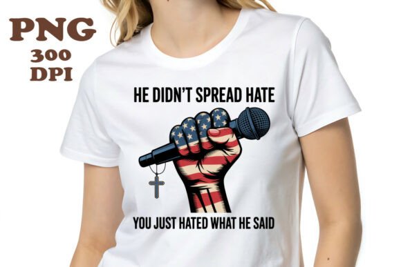 Charlie Kirk, Christian Faith America T-Shirt Designs