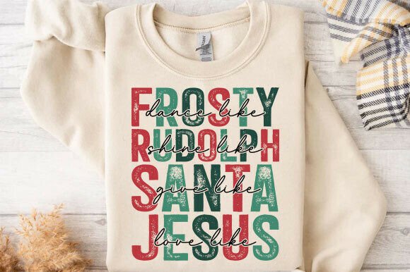 Christian Christmas SVG for T-Shirt Designs