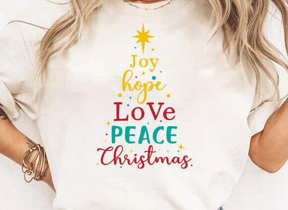 Christian Christmas SVG & PNG for T-Shirt Designs