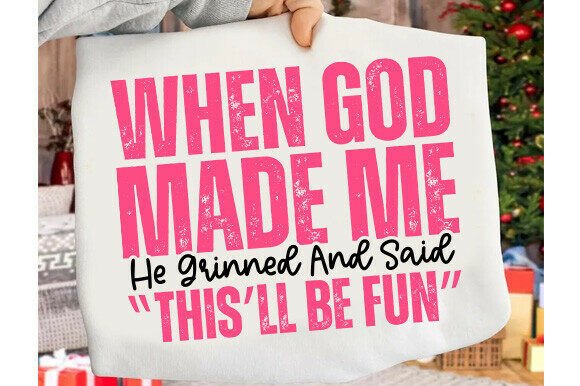 Funny Christian Quote SVG for T-Shirt Designs