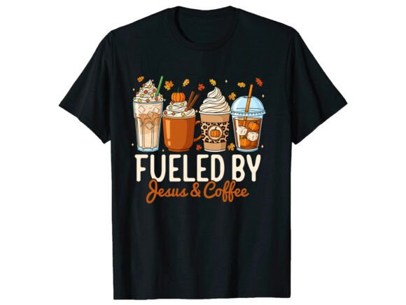 Jesus and Coffee Thanksgiving T-Shirt Designs