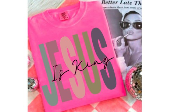 Jesus is King SVG, PNG — T-Shirt Designs