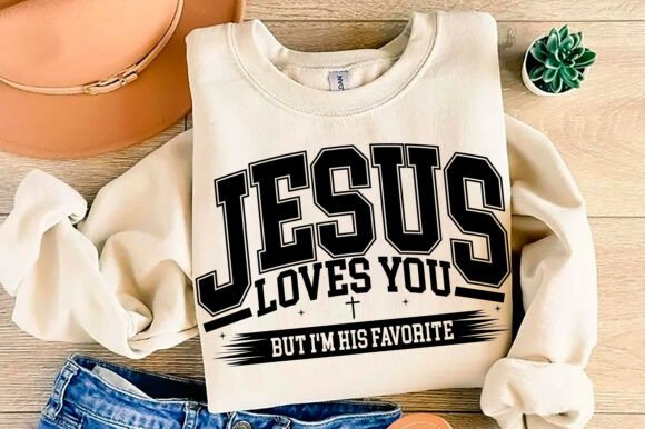 Jesus Loves You Me PNG & SVG for T-Shirt Designs