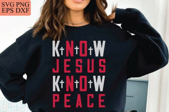 Know Jesus Know Peace T-Shirt Designs