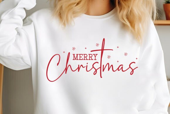 Merry Christmas SVG: Christian T-Shirt Designs