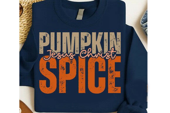 Pumpkin Spice Jesus SVG for T-Shirt Designs