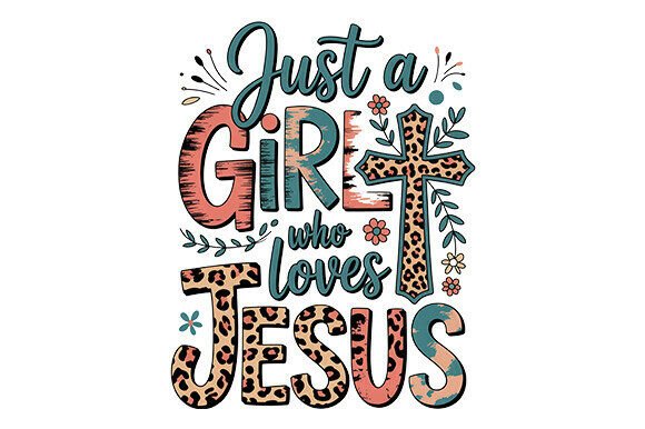 Retro Jesus Png, Christian Png for T-Shirt Designs