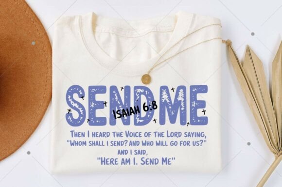 Send Me Christian SVG, Bible Verse SVG