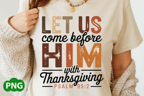 Thanksgiving PNG, Christian Fall PNG for T-Shirt Designs